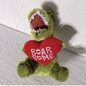 5/$25 MTY International Co Roarsome Green Dinosaur Plush Stuffed Animal